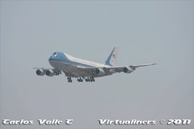Air Force One en SCEL